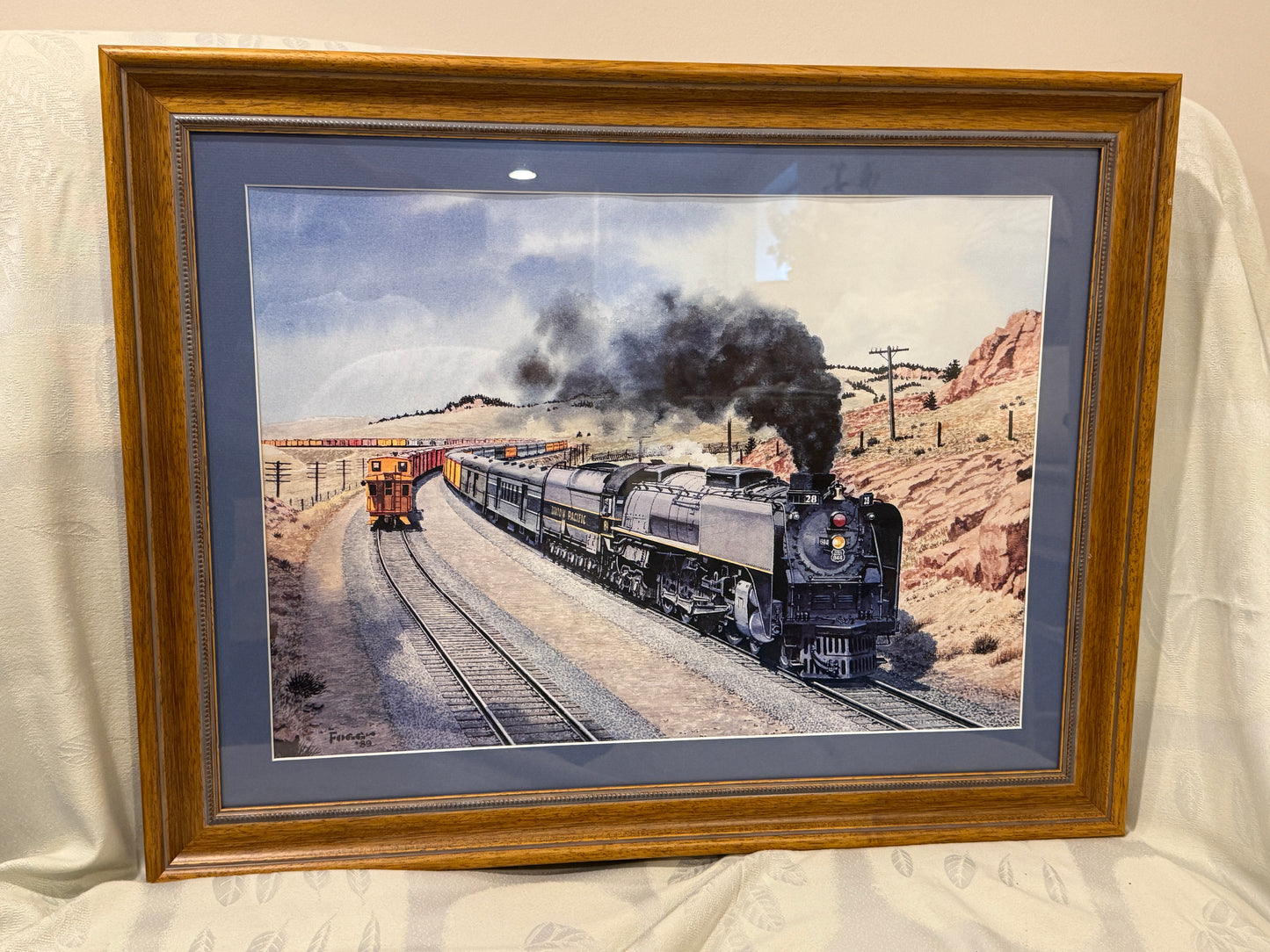 π Union Pacific Challenger β Westbound Freight in the High Desert
