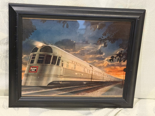🌇 Zephyr at Sunset – Burlington Route Streamliner