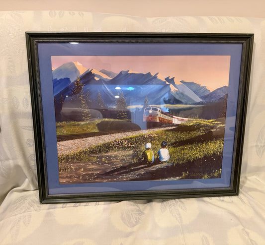 🚂 “Mountain Passage” – Canadian Pacific Framed Print