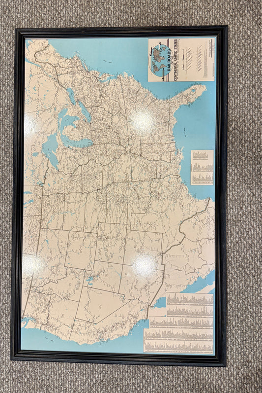 “Railroads of the Continental United States” Map